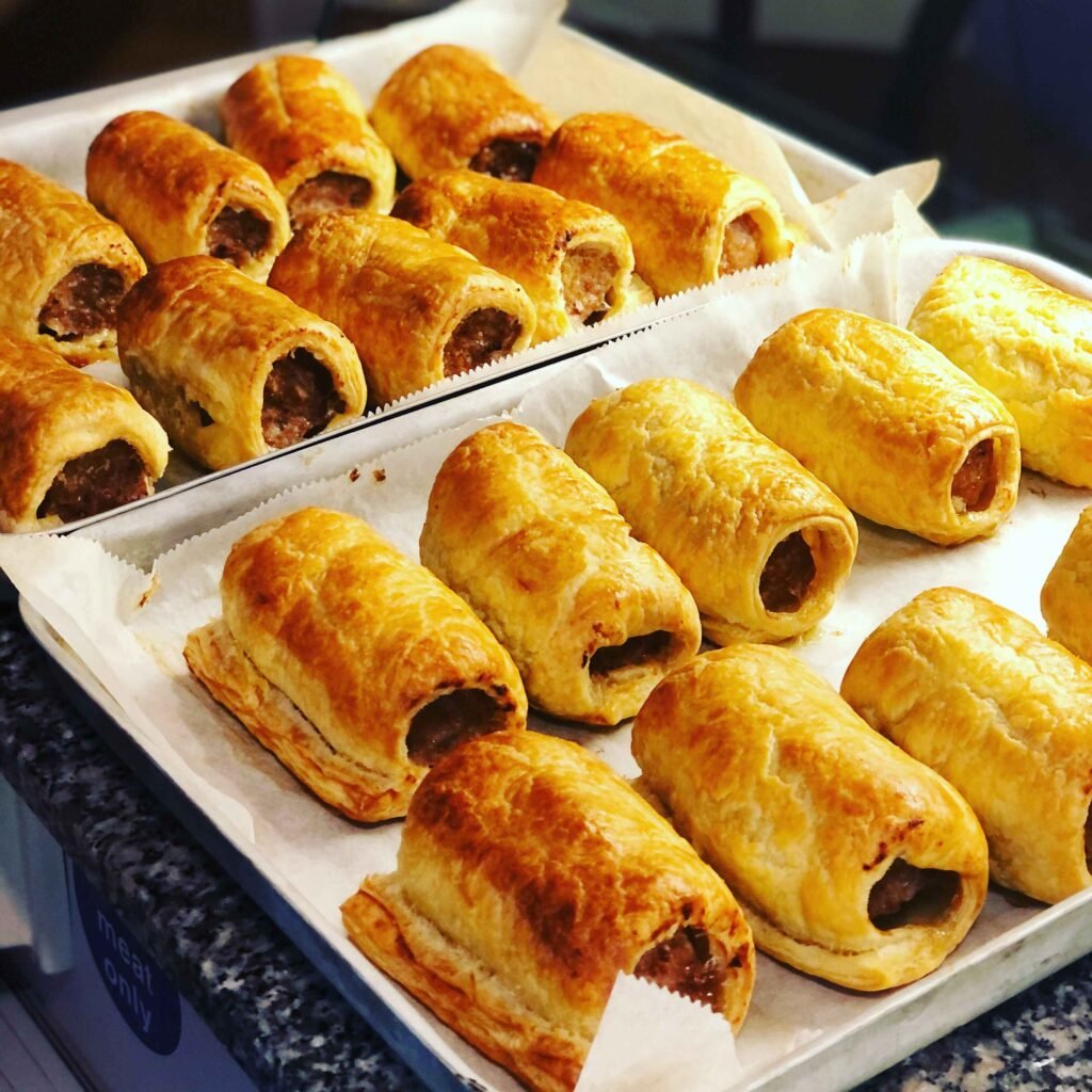 green pastures sausage rolls